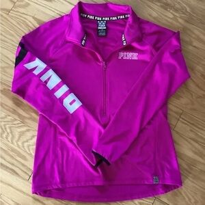 Victoria's Secret PINK Ultimate Quarter Zip Pullover Top